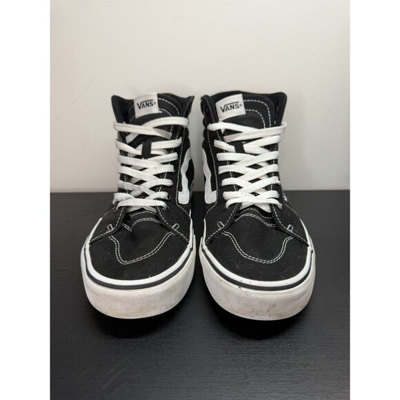 VANS Off THE WALL SK8 HI-TOP Black White Sneakers 721356 Womens 10, Mens 8 - Picture 2 of 8